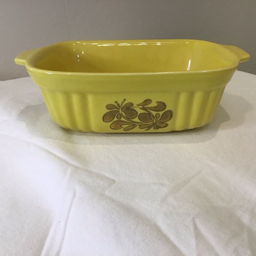 Vintage Pfaltzgraff FTDA Small Loaf Dish – 1983 | Yellow | 16 oz   🍞